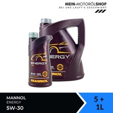 Mannol Energy 5W-30 VW Mercedes BMW Longlife 5+1 Liter = 6 Liter Mannol Energy 5W-30 VW Mercedes BMW Longlife 5+1 Liter = 6 Liter