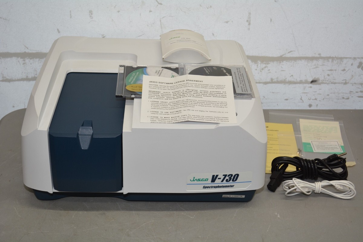 Jasco V-730 Double Beam UV-Visible Spectrophotometer #X2170 | eBay