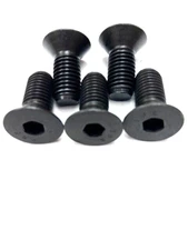 5/8-11 X 1-1/2" FLAT HEAD SOCKET CAP SCREWS ALLOY BLACK STEEL - 5 PIECES
