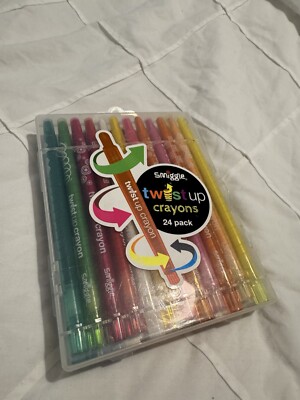 Smiggle TWISTER BUNTSTIFTE X 24 (REGENBOGENFARBEN)