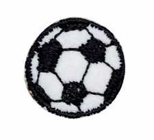 Mini 7/8" Soccer Futebole Ball Sports/Gym/PE - Iron on Embroidered Patch