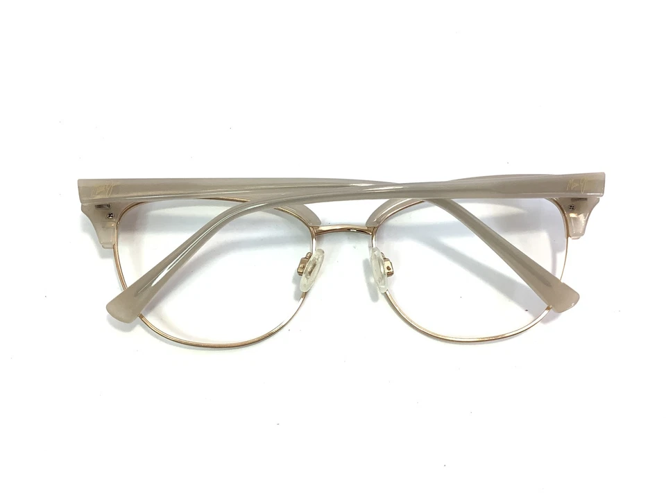 Очки солнцезащитные Maui Jim Lokelani 825-02 молочный миндаль только с золотой оправой для очков - Изображение 3 из 4