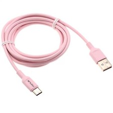 6FT USB-C CABLE PINK CHARGER CORD POWER WIRE TYPE-C FAST for PHONES  TABLETS