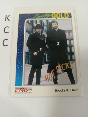 1992 Sterling CMA Country Gold Trading Card #2 Brooks and Dunn ID:2