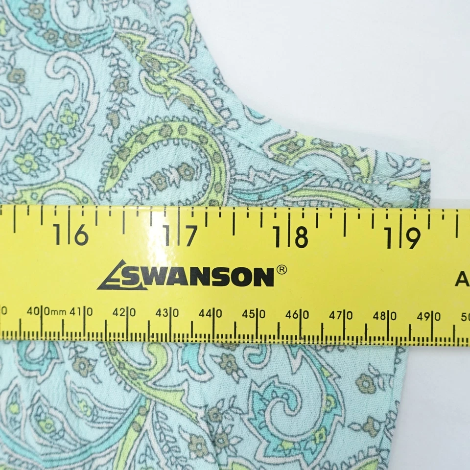 Vestido recto vintage antiguo azul marino para mujer 16 verde cachemira rayón pulóver sin mangas Foto 4 de 4