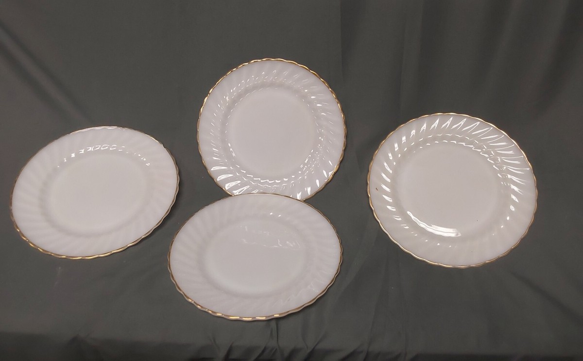 Vintage Anchor Hocking 24 Piece Fire King Milk Glass Dinnerware | eBay