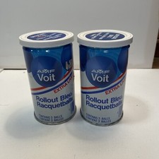 2 AMF Voit Rollout Bleu Racquetballs Vintage Steel Can Santa Ana California