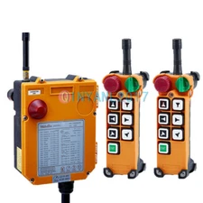 F24-6D Crane Radio Wireless Remote Control 2Transmitter Receive AC/DC 65~440V