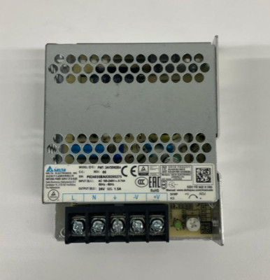 Delta  PMT-24V35W2BA  Power Supply  IN: 100-240 Vac Out 24 Vdc  1.5A