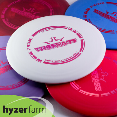 Dynamic Discs PRIME TRESPASS *pick weight & color* Hyzer Farm disc golf driver