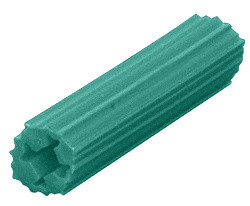1/4" Hole, 2" Length 10-12 Screw Expanding Plastic Green Screw Anchors - pack - 第 3/4 張圖片