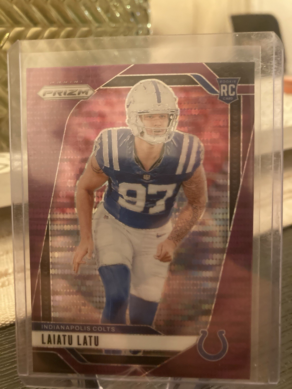 2024 Panini Prizm - Rookies Laiatu Latu #366 Purple Pulsar Prizm (RC)