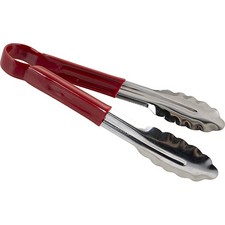 Browne 5511RD Tong, 9", Red