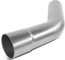 DNA MOTORING ZTL-PP-25-45-RAW 45 Degree DIY Custom Mandrel Exhaust Tubing, 2.5"