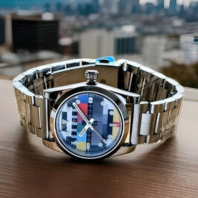 Full Automatic Fabulous Retro TV Dress Watch NH35A Mod  36mm Sapphire 24jewels  