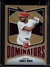 2026 Panini Donruss Elite James Wood Dominators Gold #/10 Nationals