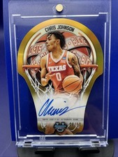 2023-24 Bowman Best U Chris Johnson Buckets Die-cut Gold Autograph #d /50