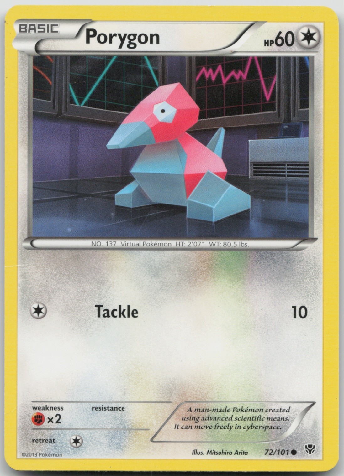 Porygon 72/101 Common Plasma Blast LP Normal