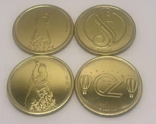 Universal Studios Epic Wicked Limited Edition Collectible 4 Medallion Coin Set