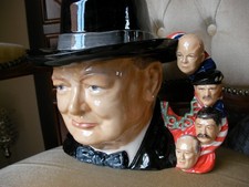 Winston Churchill Character Toby Jug Limited Edition World War II Victory Europe