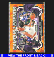 Angel Reese 2024 Panini Prizm Draft Campus Legends Orange Ice RC CHI Sky 4