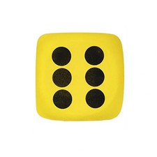 Washable Gaming Dice Eva Foam Dice for Gaming Themed Parties Six-sided Board Gam