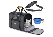 Morpilot Cat Carrier Airline Approved Pet Carrier Portable Dog Hand Bag Travel