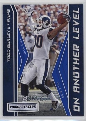 2019 Panini Rookies & Stars On Another Level True Blue 33/49 Todd Gurley II 1hs9