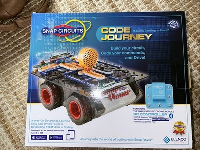 SCJ404 - SNAP CIRCUITS CODE JOURNEY BLUE TOOTH CONTROLLED STEM    SEALED   NEW