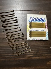 Vintage Goody Roller Fasteners Bobby Pins Ball Tip - 36 Total