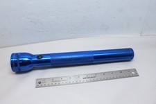 Vintage MAG-LITE LARGE 4D Cell MAGLITE 15 Blue Flashlight Made In USA