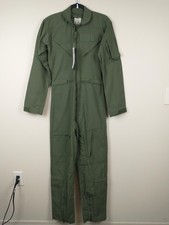 Propper Coveralls Mens 34 Long Green Flyers CWU-27/P Nomex Flight Suit Military