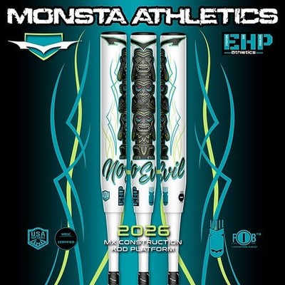 Monsta Mx King of Diamonds No Evil Limited Edition 3900 Handle ASA Softball Bat
