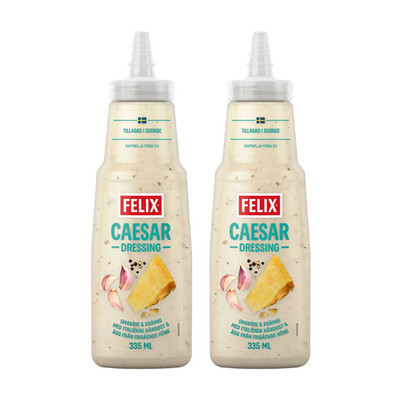 2er Pack Felix Caesar Dressing 335ml Schwedische Salatsauce