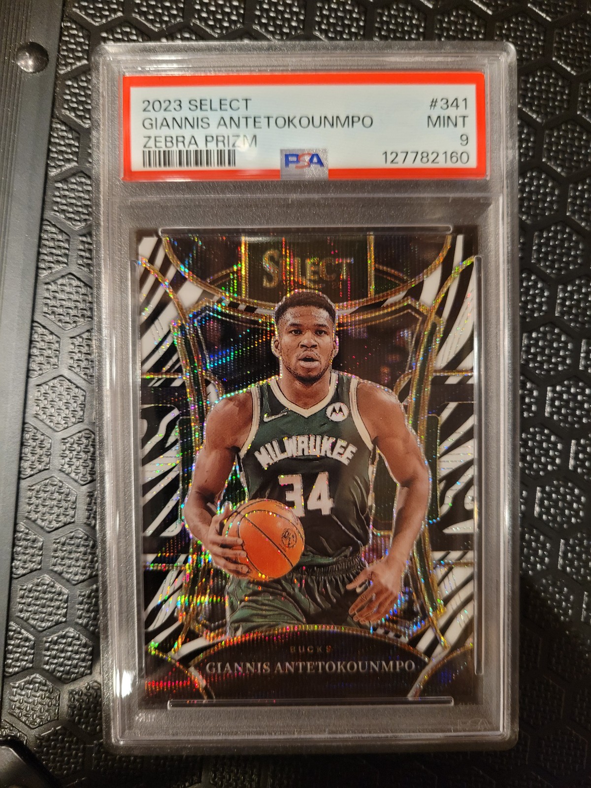 2023 select giannis zebra prizm 341