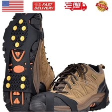 Lightweight Slip-On Ice Traction Cleats - Perfect for Snow and Ice Adventures