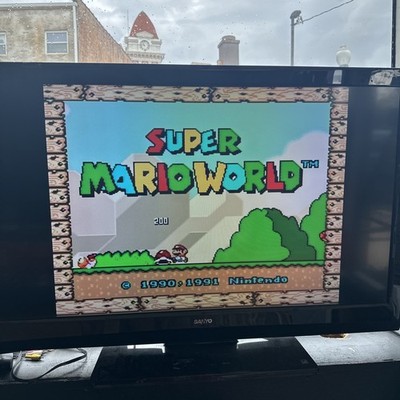 Super Mario World (SNES, 1991) Tested Works See Pics Game