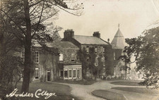 HODDER COLLEGE, OLD REAL PHOTO LANCASHIRE POSTCARD 1910  (6056/25/W7)