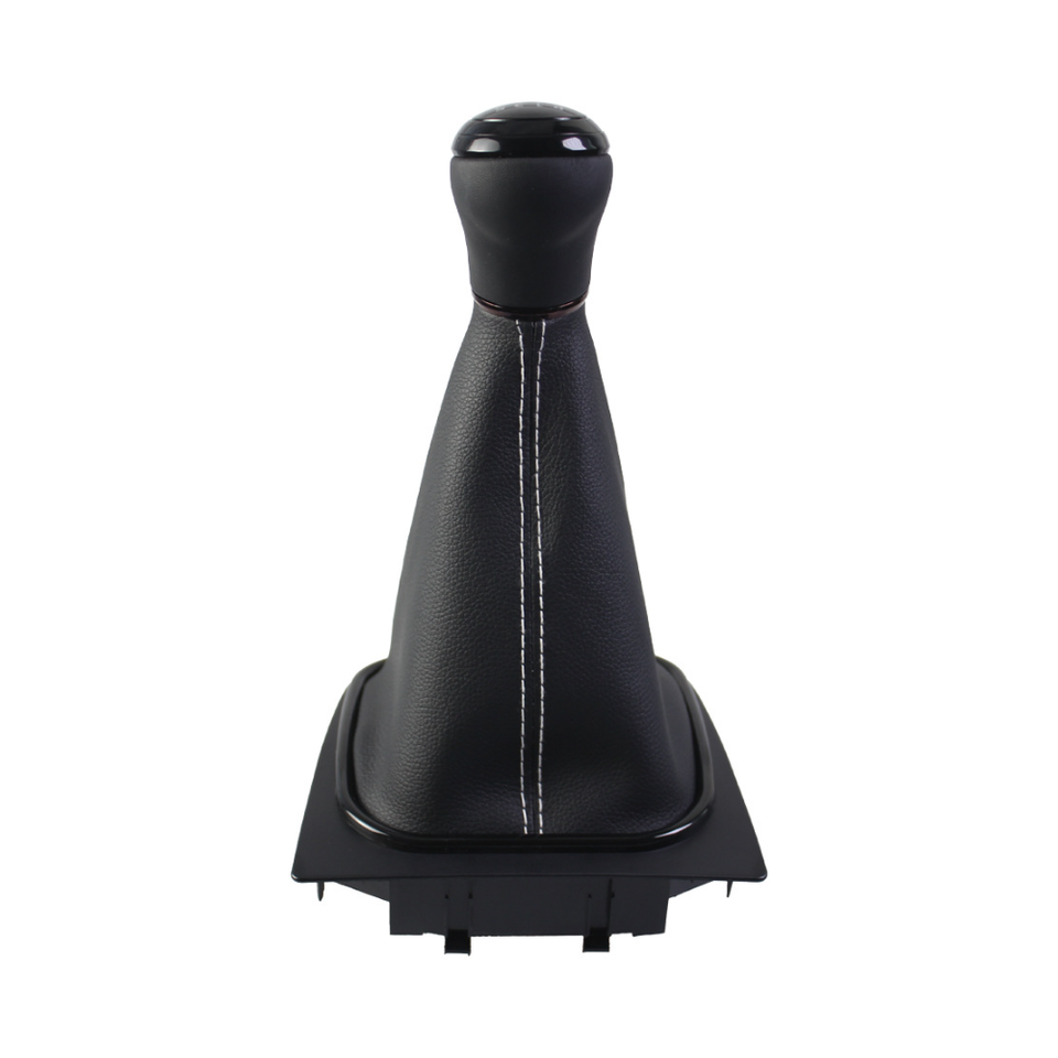 Pro R Shifter Plate Gear Lever Sleeve Shift Knob Cover Plastic+Leather Wear-resistant Non ...