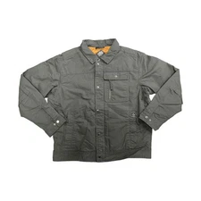 Dri Duck Men's Charcoal Jacket Power Move Full Zip Button Pocket (S07)