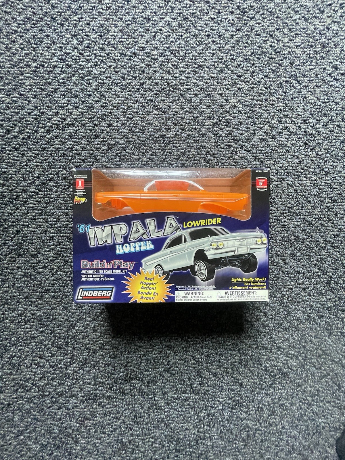 INDBERG ‘61 IMPALA LOWRIDER HOPPER buildn’play!! (Orange)