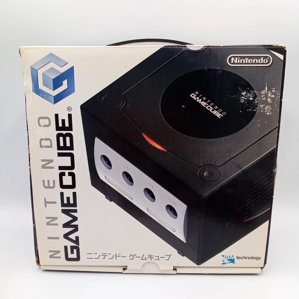 Nintendo GameCube Console Black  Dol-001 With Controller Manual Japanese Tested - Image 2 of 4