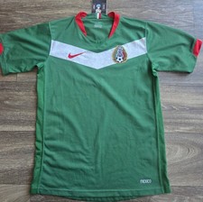Nike Mexico Home Germany 2006 World Cup Youth Kids Jersey Size Large Rare