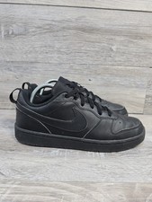 Nike Court Borough Low Recraft Black/Black-Black Youth Size 7Y Shoes Sneakers