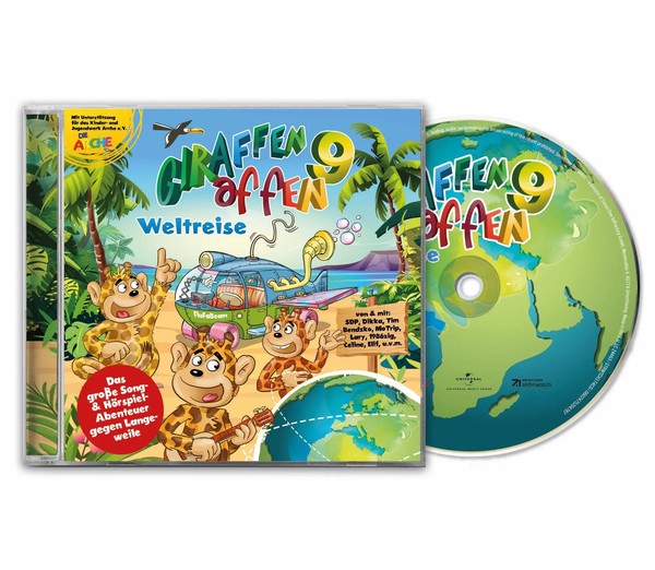 Giraffenaffen 9 - Weltreise | Deutsch | Audio-Cd | 1 Cd | 2024-image