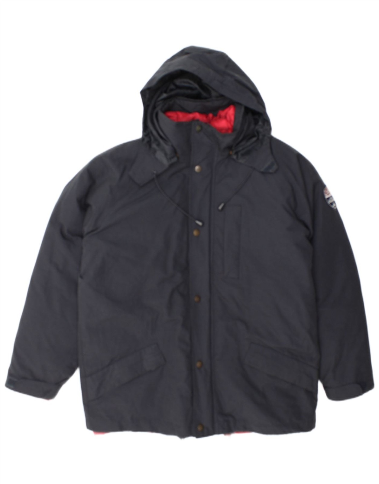 Best Company Boys Hooded Padded Jacket 13-14 Years Navy Blue Nylon BI37