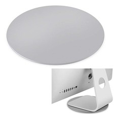 Silver 360 Rotation Monitor Swivel Base Aluminum Alloy Computer Turntable