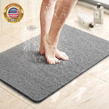 Shower Mat Bathtub Mat,24X16 Inch, Non-Slip Bath Mat with Drain, Quick Drying PV