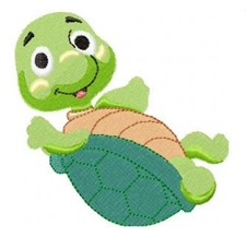 MACHINE EMBROIDERY DESIGNS USB - TURTLES COLLECTION 4X4 CUTE SEA OCEAN SHELL
