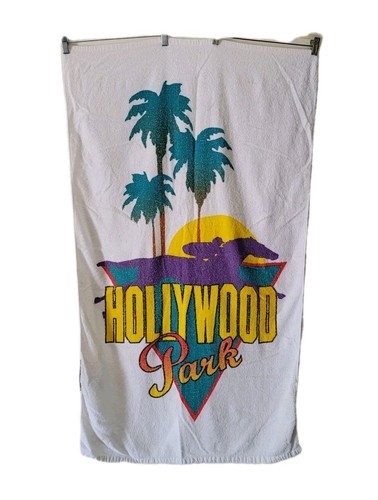 Hollywood Park LA Racetrack Beach Towel 1993